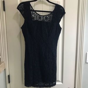 Hollister navy blue dress